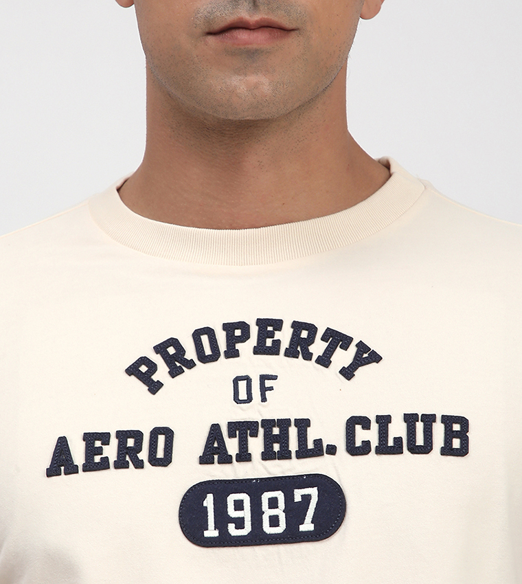 Aero Men's Logo Embroidered T-Shirt