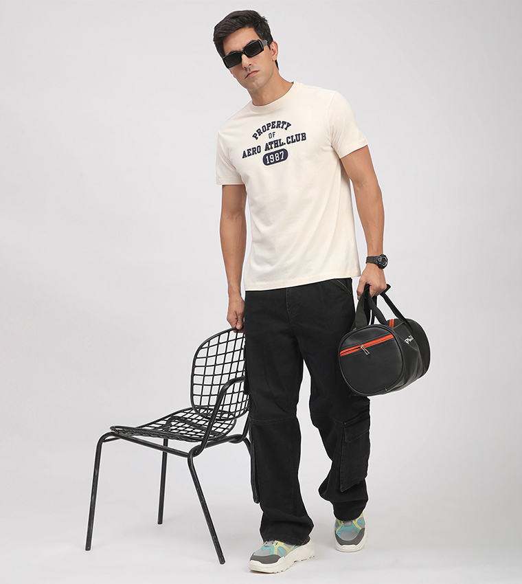 Aero Men's Logo Embroidered T-Shirt