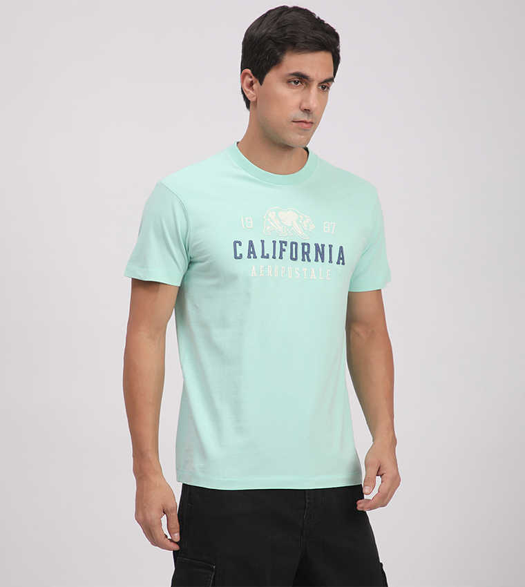 Aero Men's Logo Embroidered T-Shirt