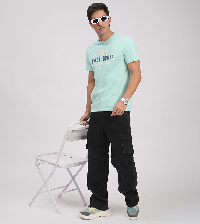 Aero Men's Logo Embroidered T-Shirt