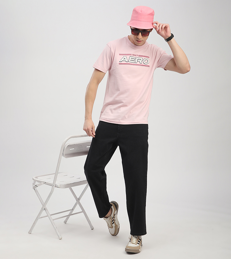 Aero Men's Logo Embroidered T-Shirt