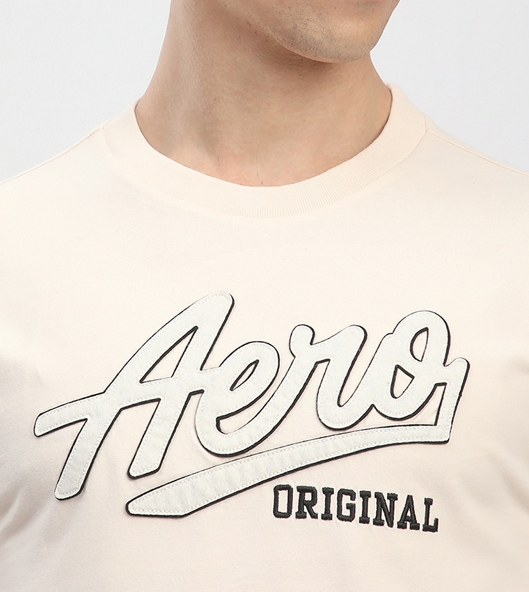 Aero Men's Logo Embroidered T-Shirt
