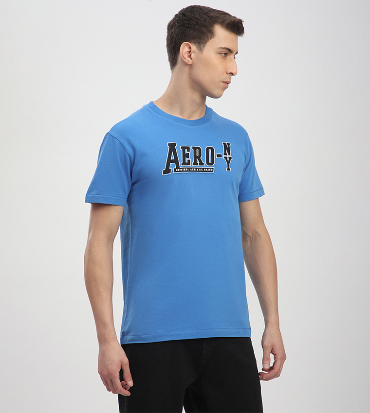 Aero Men's Logo Embroidered T-Shirt