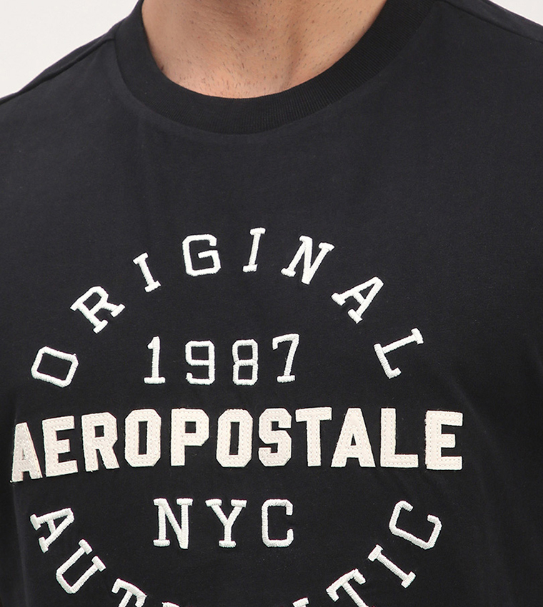 Aero Men's Logo Embroidered T-Shirt