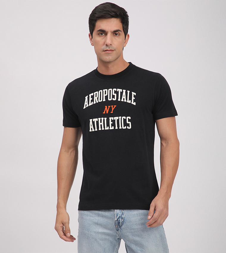 Aero Men's Logo Embroidered T-Shirt