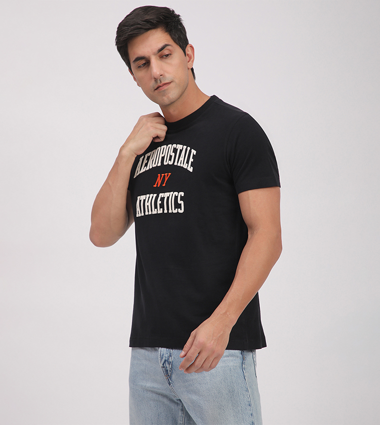 Aero Men's Logo Embroidered T-Shirt