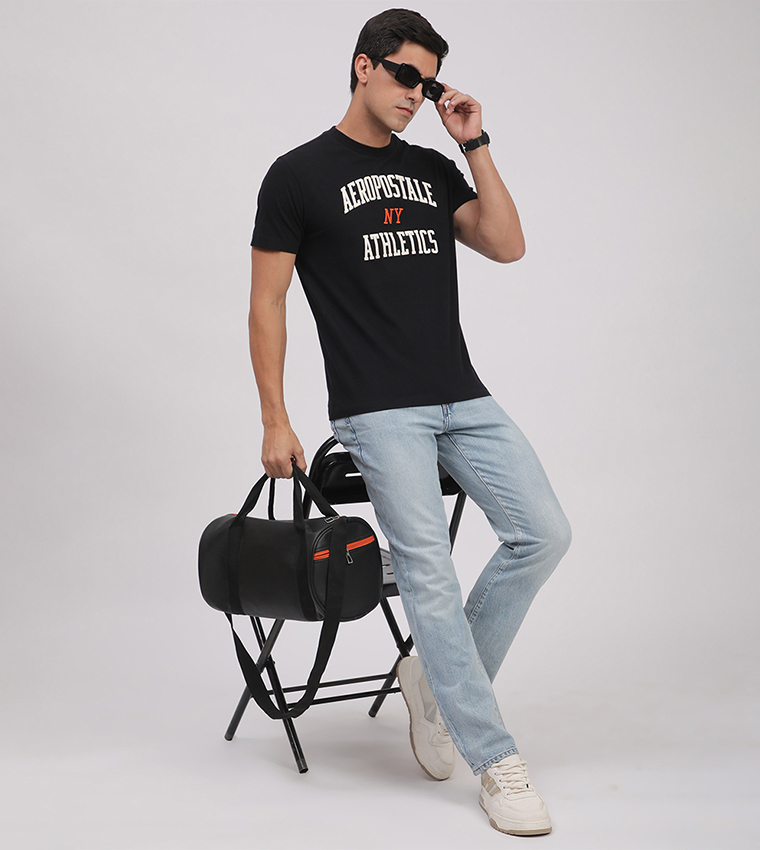 Aero Men's Logo Embroidered T-Shirt