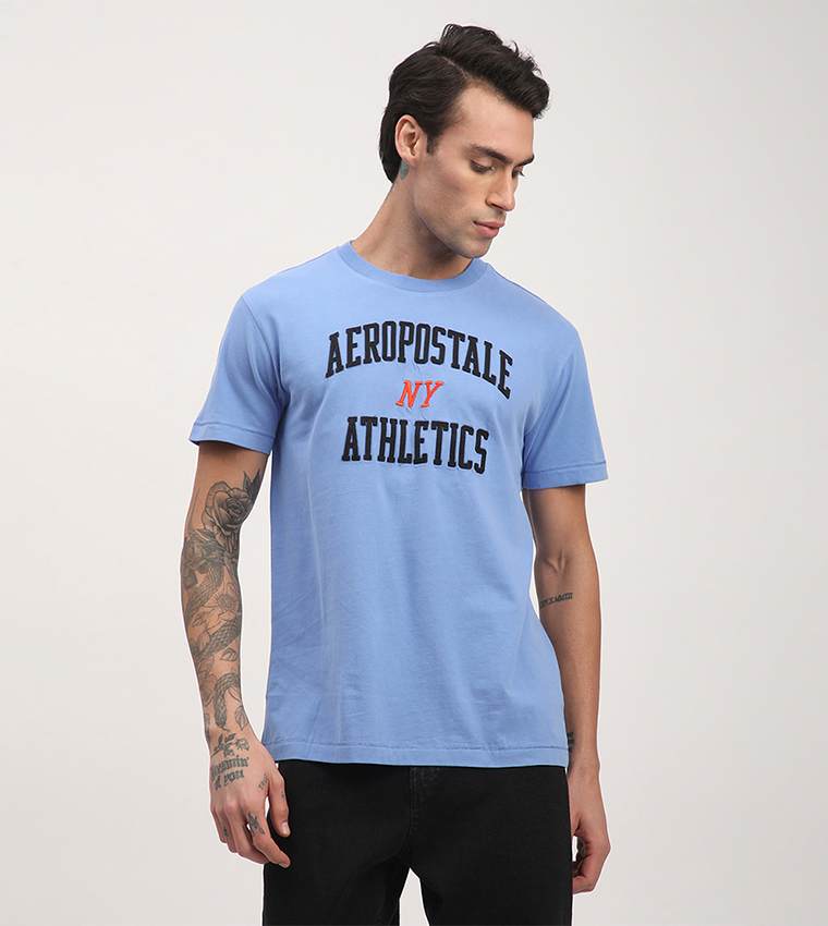 Aero Men's Logo Embroidered T-Shirt
