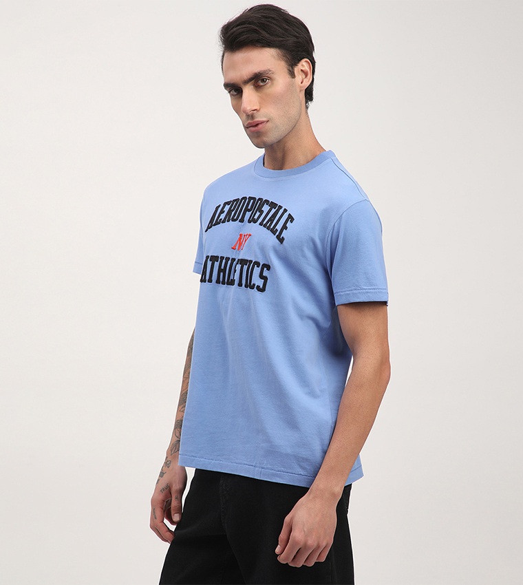 Aero Men's Logo Embroidered T-Shirt