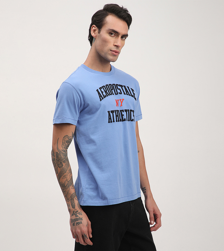 Aero Men's Logo Embroidered T-Shirt