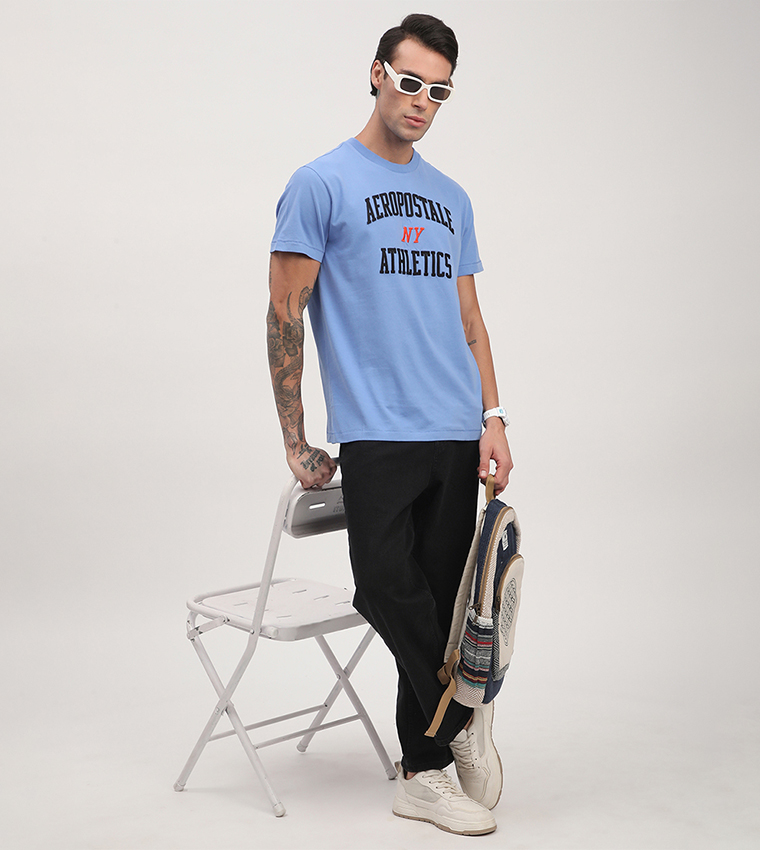 Aero Men's Logo Embroidered T-Shirt