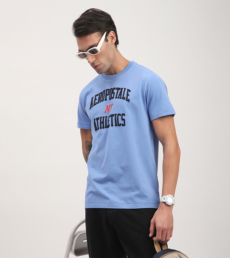 Aero Men's Logo Embroidered T-Shirt