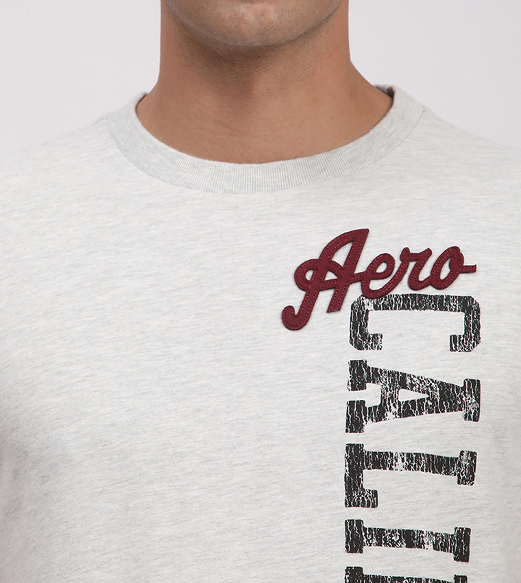Aero Men's Logo Embroidered T-Shirt