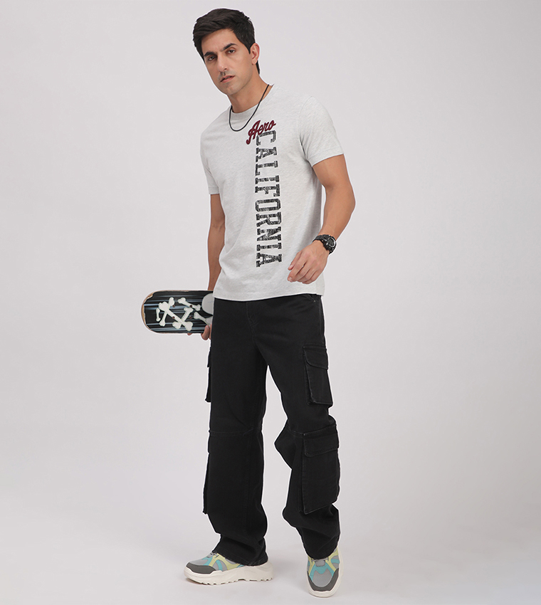 Aero Men's Logo Embroidered T-Shirt