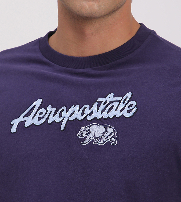 Aero Men's Logo Embroidered T-Shirt