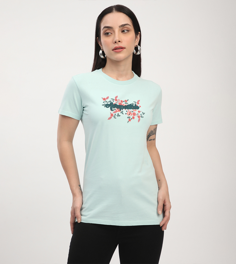 Aero Women's Logo Embroidered T-Shirt