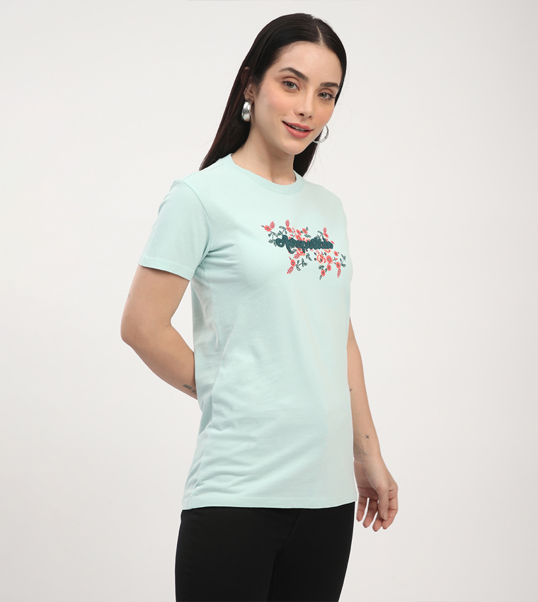 Aero Women's Logo Embroidered T-Shirt