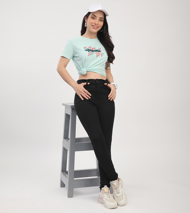 Aero Women's Logo Embroidered T-Shirt