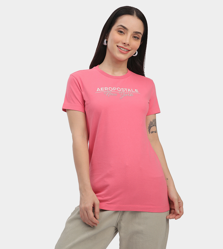 Aero Women's Logo Embroidered T-Shirt