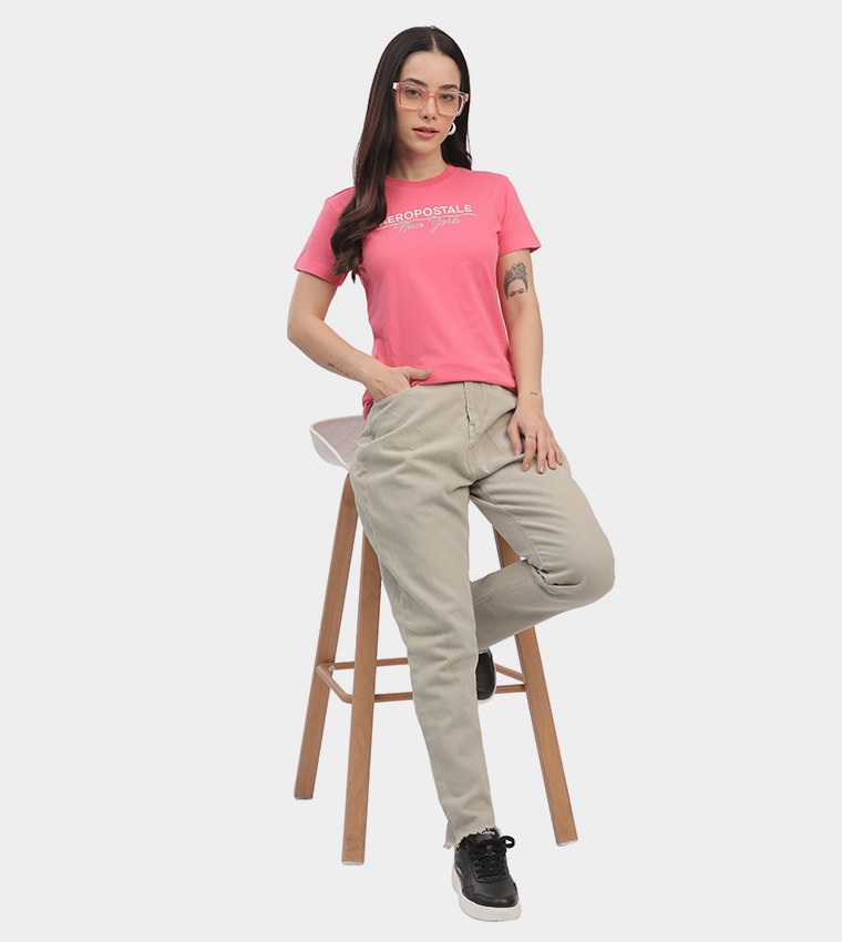 Aero Women's Logo Embroidered T-Shirt