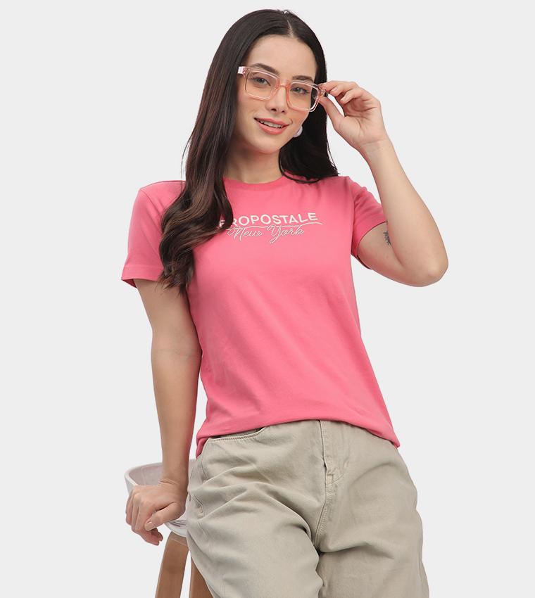 Aero Women's Logo Embroidered T-Shirt
