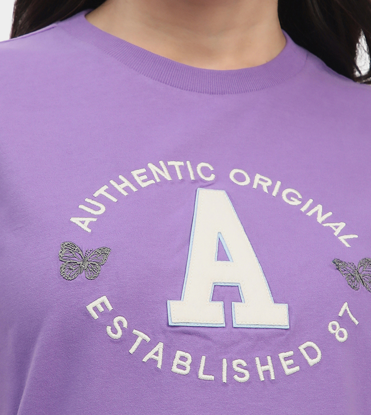 Aero Women's Logo Embroidered T-Shirt