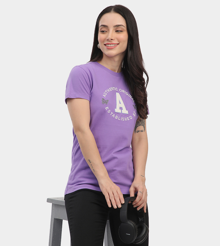 Aero Women's Logo Embroidered T-Shirt