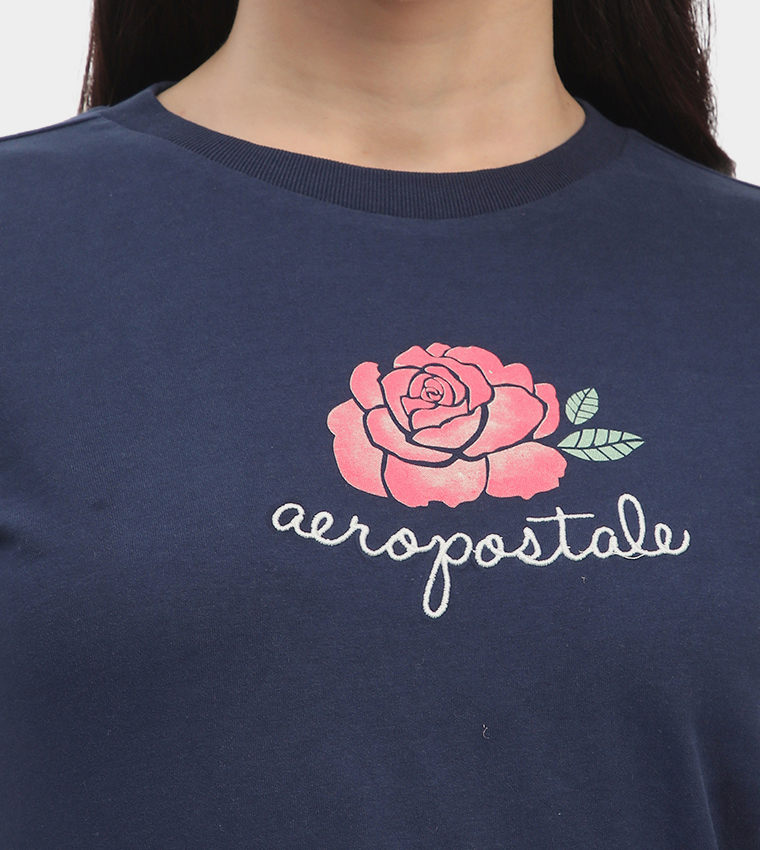 Aero Women's Logo Embroidered T-Shirt
