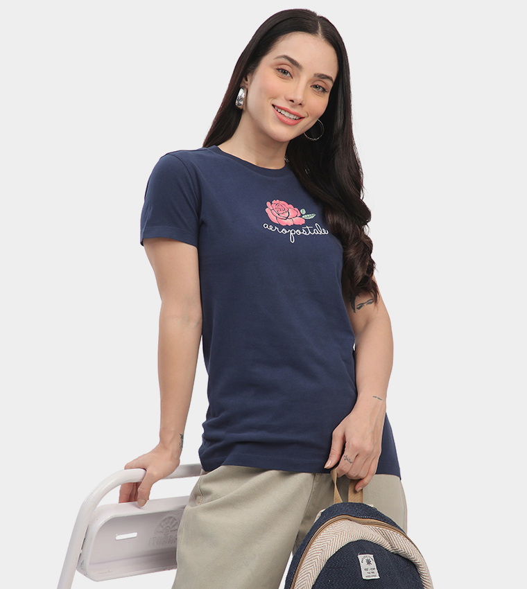 Aero Women's Logo Embroidered T-Shirt