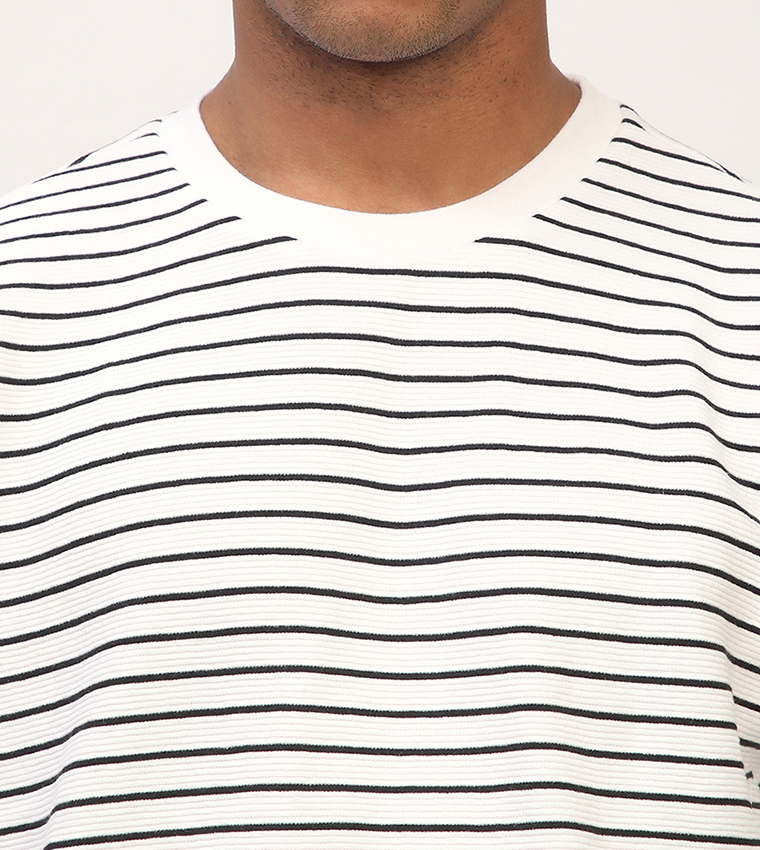 Aero Men's Striped Short Sleeves T-Shirt