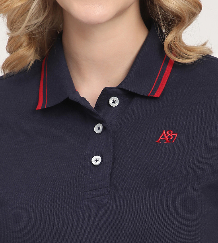 Aero Women's Logo Embroidered Polo Dress