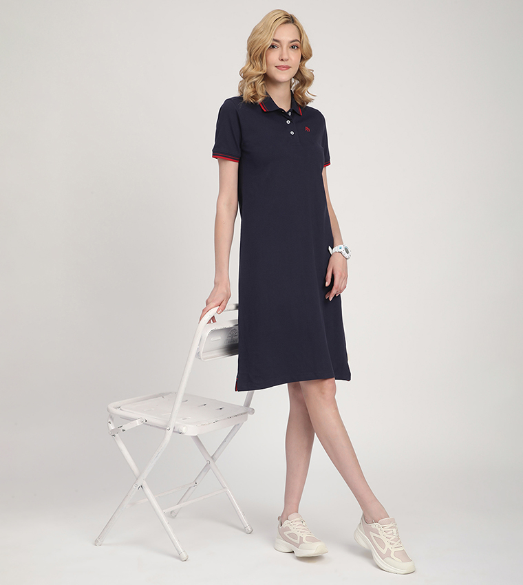 Aero Women's Logo Embroidered Polo Dress