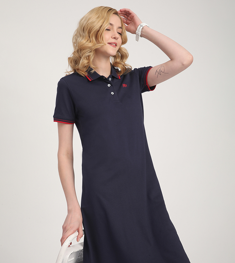 Aero Women's Logo Embroidered Polo Dress