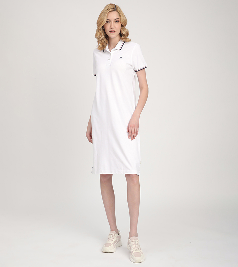 Aero Women's Logo Embroidered Polo Dress
