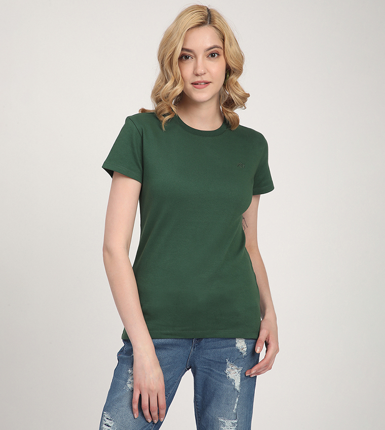 Aero Women's Logo Embroidered T-Shirt