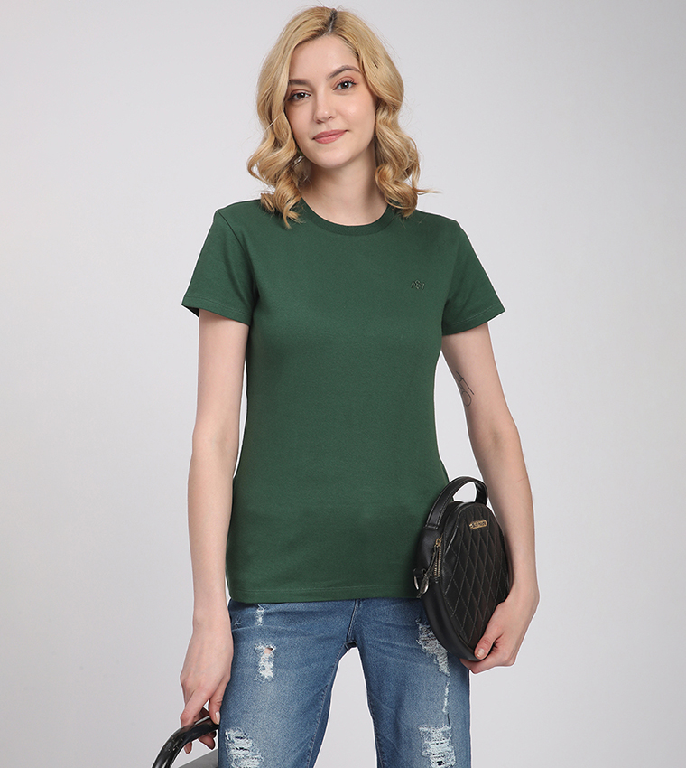 Aero Women's Logo Embroidered T-Shirt