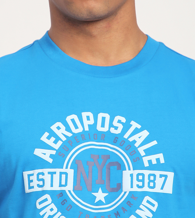 Aero Men's Logo Printed Short Sleeves T-Shirt