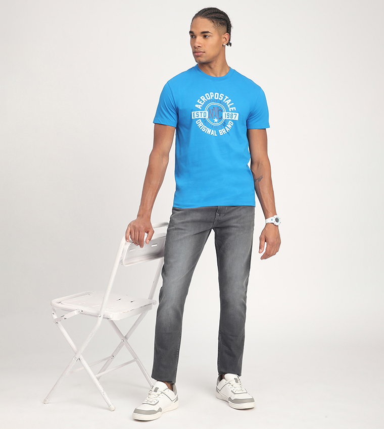 Aero Men's Logo Printed Short Sleeves T-Shirt