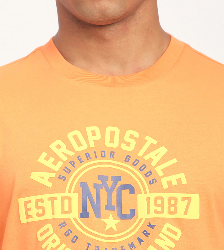Aero Men's Logo Printed Short Sleeves T-Shirt