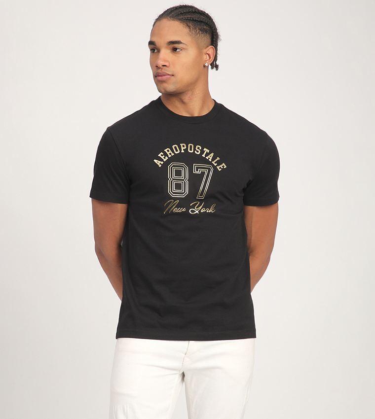 Aero Men's Logo Printed Short Sleeves T-Shirt