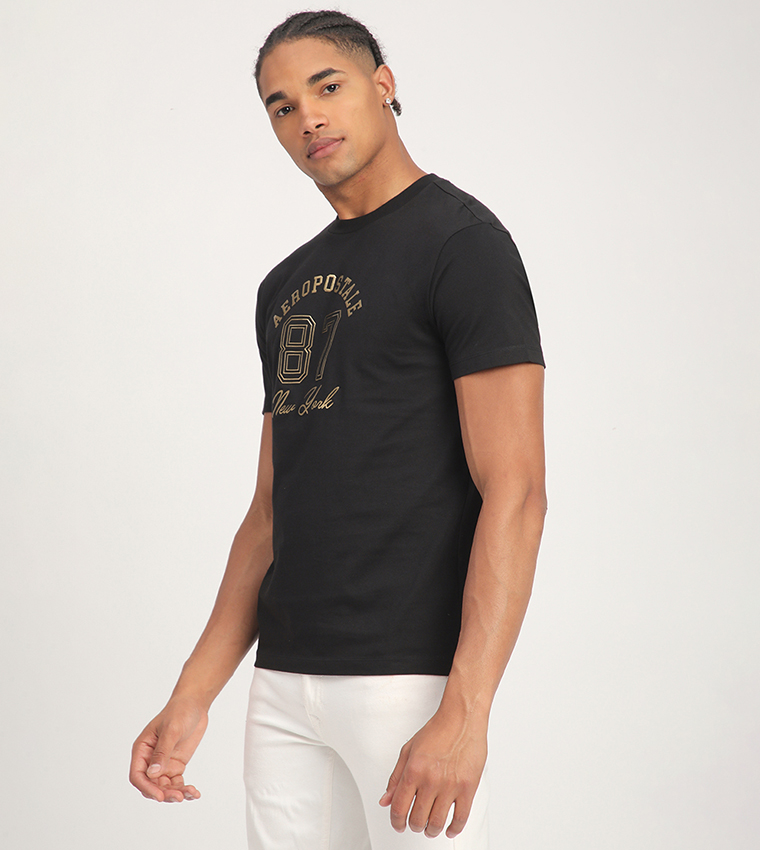 Aero Men's Logo Printed Short Sleeves T-Shirt