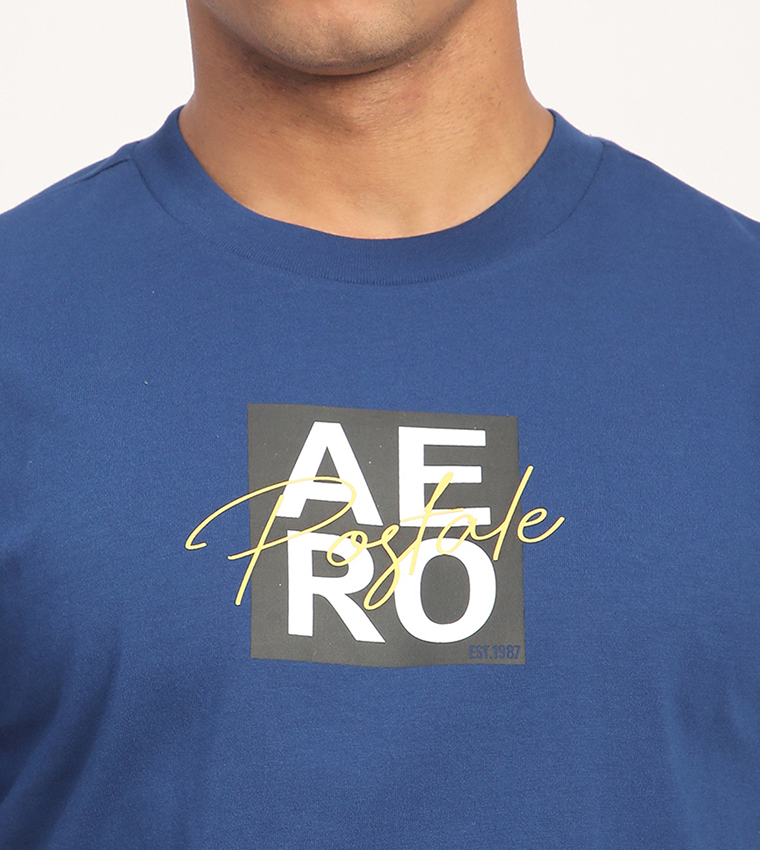 Aero Men's Logo Printed Short Sleeves T-Shirt
