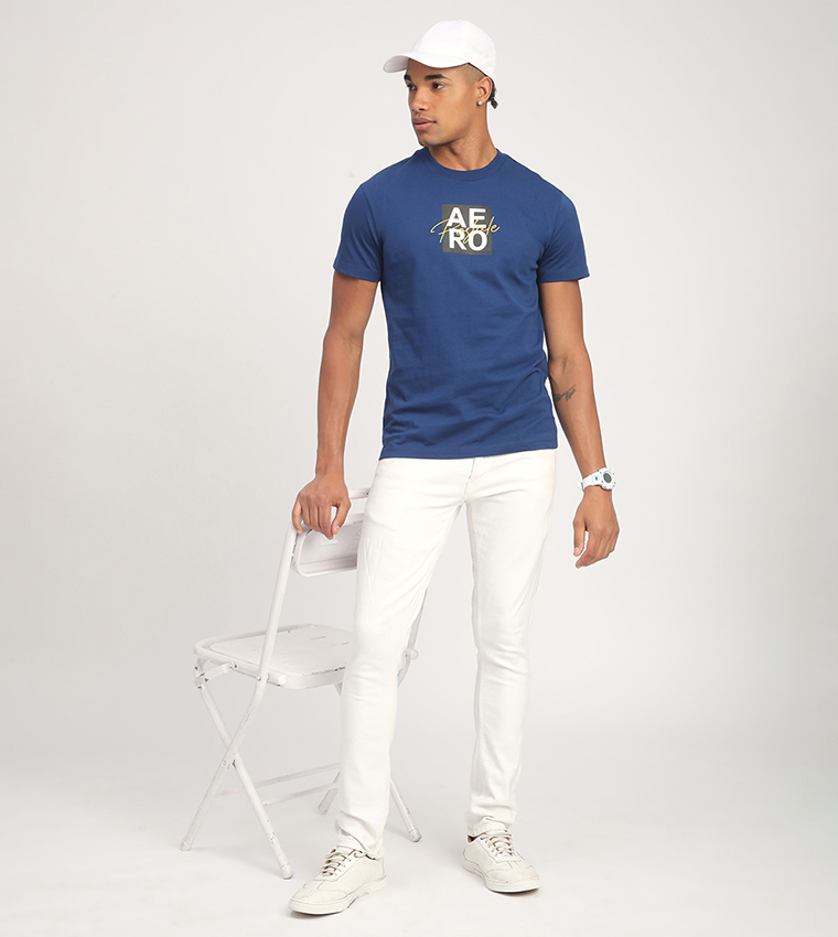 Aero Men's Logo Printed Short Sleeves T-Shirt