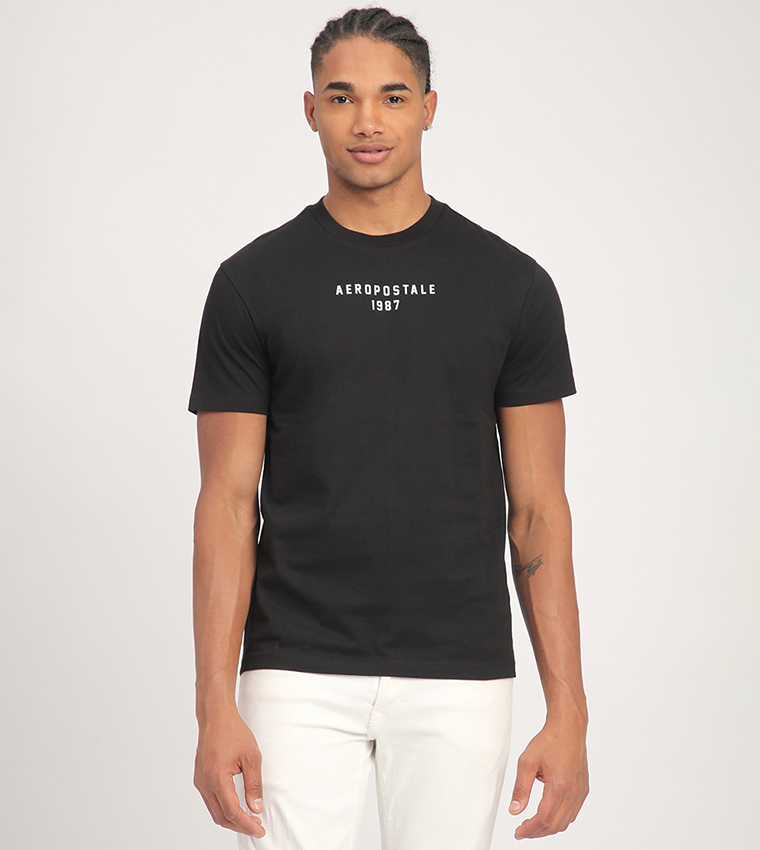 Aero Men's Logo Printed Short Sleeves T-Shirt