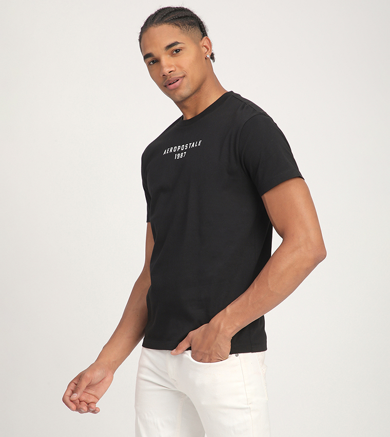 Aero Men's Logo Printed Short Sleeves T-Shirt