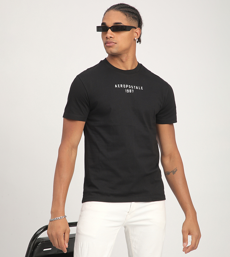 Aero Men's Logo Printed Short Sleeves T-Shirt