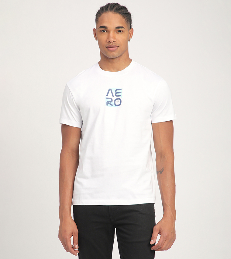 Aero Men's Logo Printed Short Sleeves T-Shirt