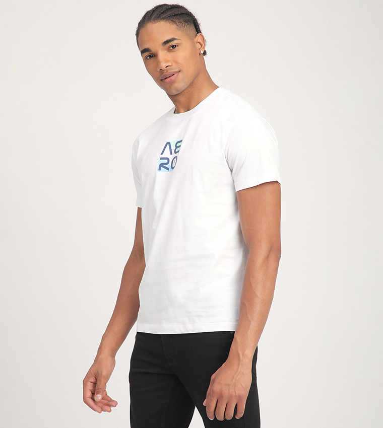 Aero Men's Logo Printed Short Sleeves T-Shirt