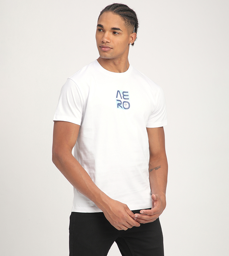 Aero Men's Logo Printed Short Sleeves T-Shirt