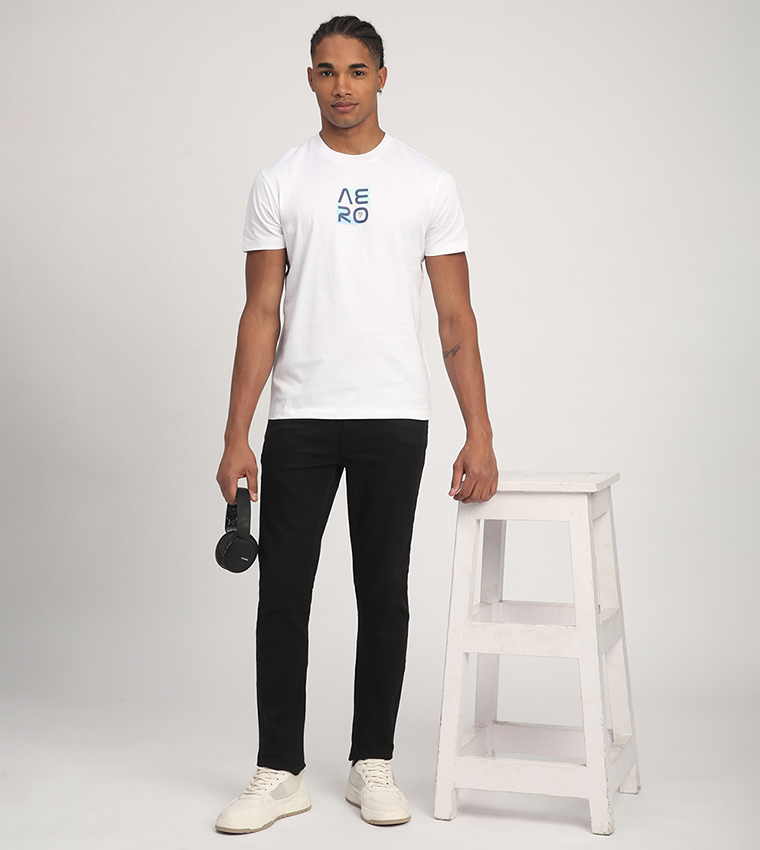 Aero Men's Logo Printed Short Sleeves T-Shirt